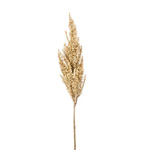 Rama de sorgo artificial beige