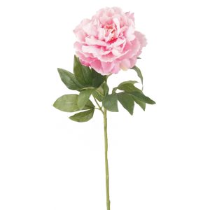 PEONÍA ROSA artificial de 65 cm de altura