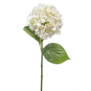 HORTENSIA BLANCA artificial hiperrealista de 67 cm de altura