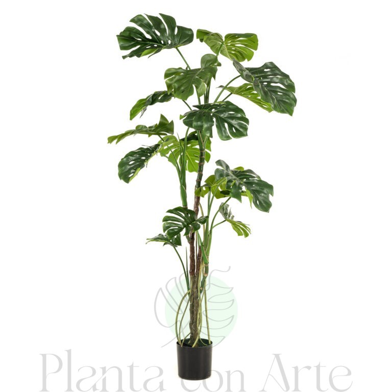 Planta Monstera artificial de 180 cm de alto