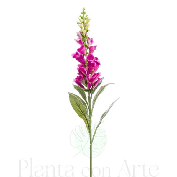 Tallo de DIGITALIS FUCSIA con flores artificial realista de 92 cm de altura total muy realista, para decorar tus bouquets o jardineras