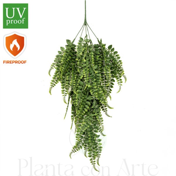 adiantum fireproof exterior colgante de 80 cm de altura