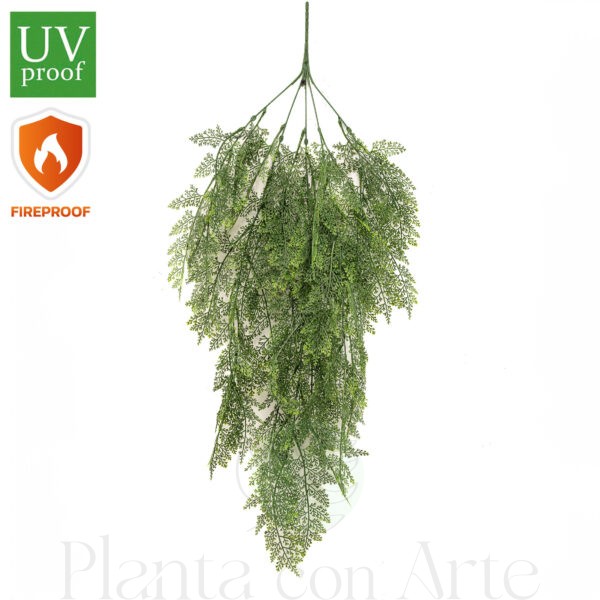 TUYA colgante IGNÍFUGA 80 cm de alto para exterior o Planta colgante TUYA IGNÍFUGA 80cm